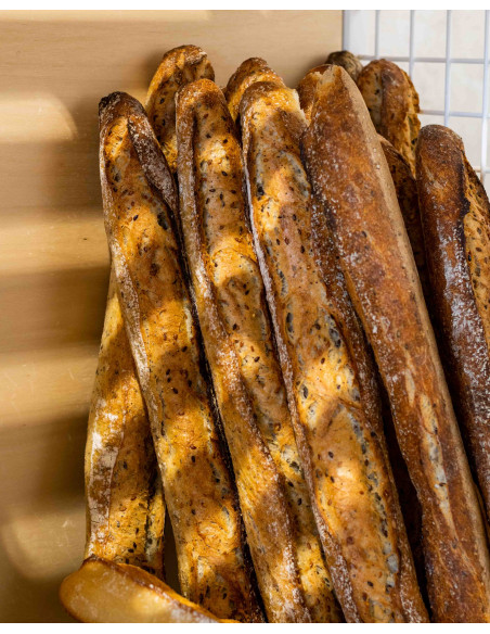 Baguette aux graines