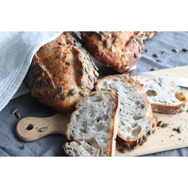 Pain courge tournesol