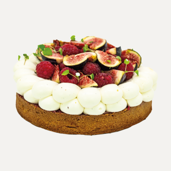 Tarte figue framboise