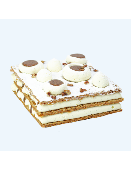 Millefeuille vanille pécan