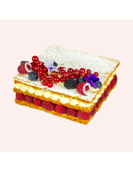 Millefeuille framboise